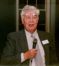 John Gower during his Thank-You speech
