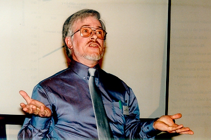 Pierre Legendre during his presentation