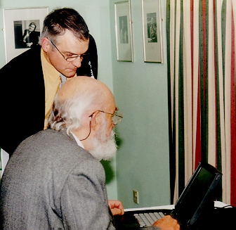 John Nelder demonstrating HGLMs to Denis