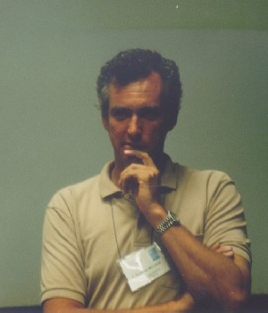 Graham McLaren chairing the Data
      Management session of the IBC98 