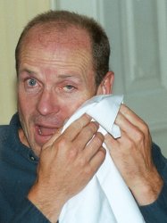 Neal Gallagher tries to recover