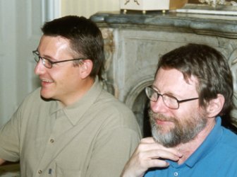 Claus Andersson with Richard Harshman